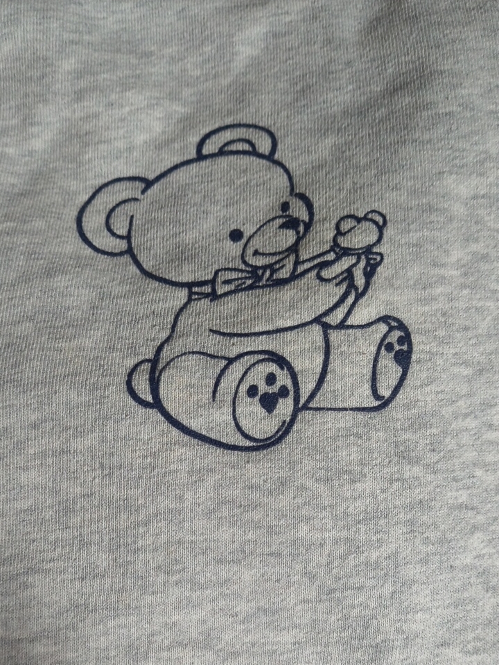 Adult Gray Bear Graphic Tee